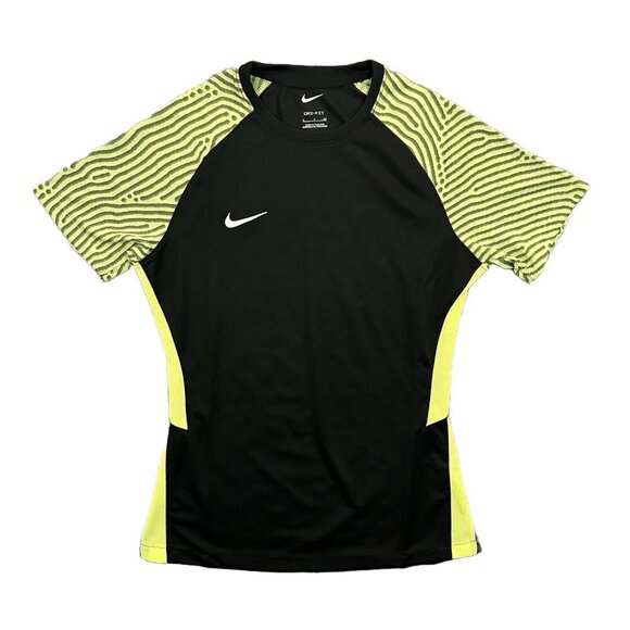 Nike Soccer Jersey Top Short Sleeves Black Green Women's Size S - Small - NWT$50 - Picture 1 of 12